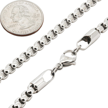 5.5mm Box Chain 24"