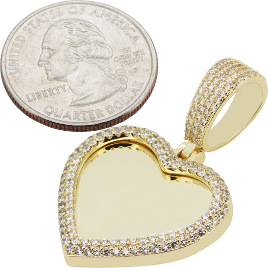 Heart Frame Memory Pendant