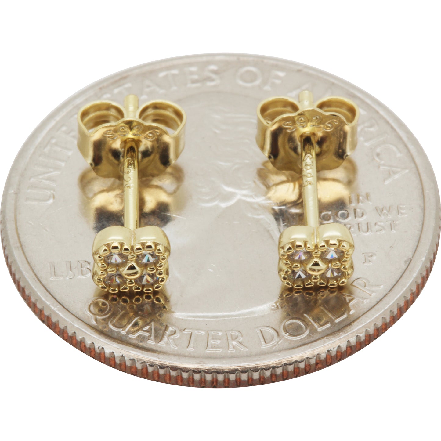 4mm Clover Studs