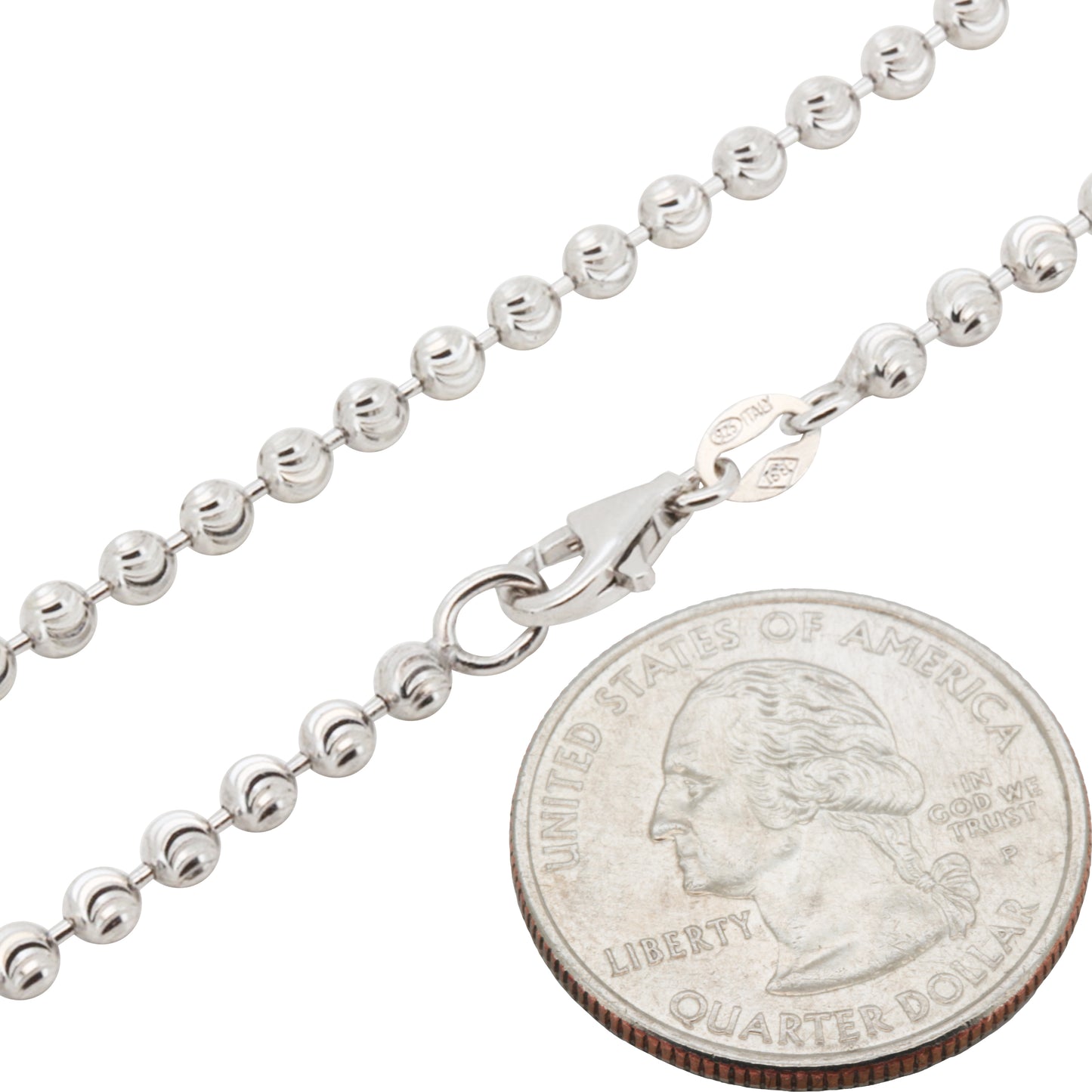 3mm Mooncut Chain 24"