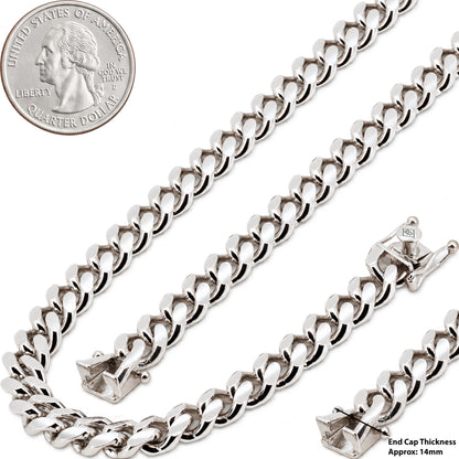 8mm Miami Cuban Link Chain 24"