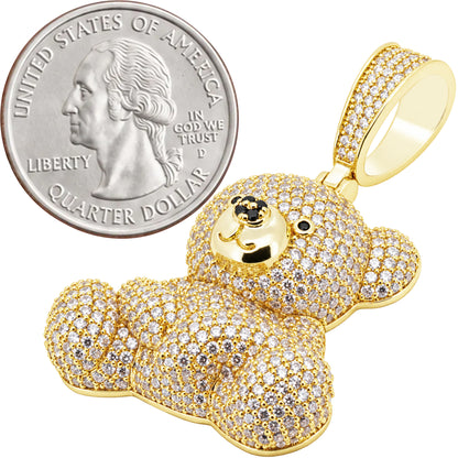 Pavé Teddy Bear Pendant