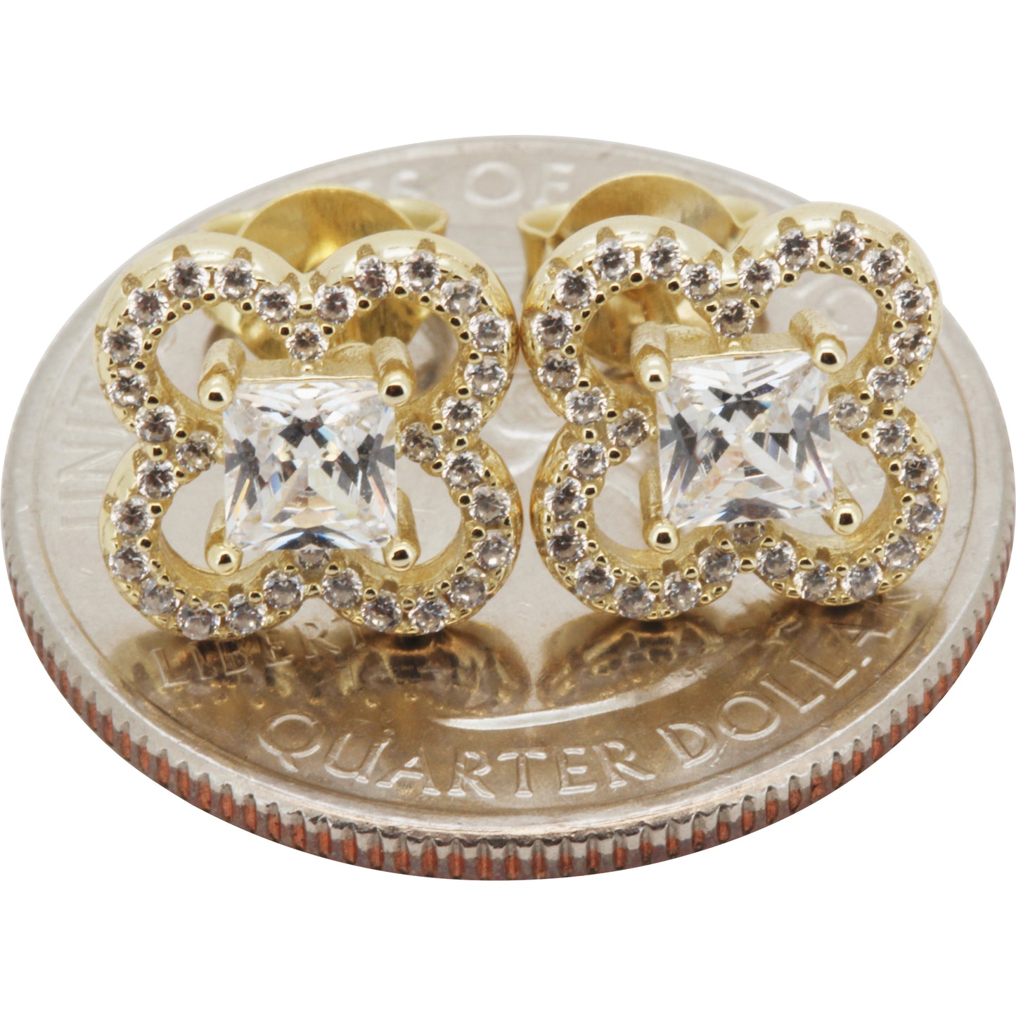 9mm Clover Halo Studs