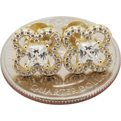 9mm Clover Halo Studs