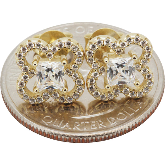 9mm Clover Halo Studs