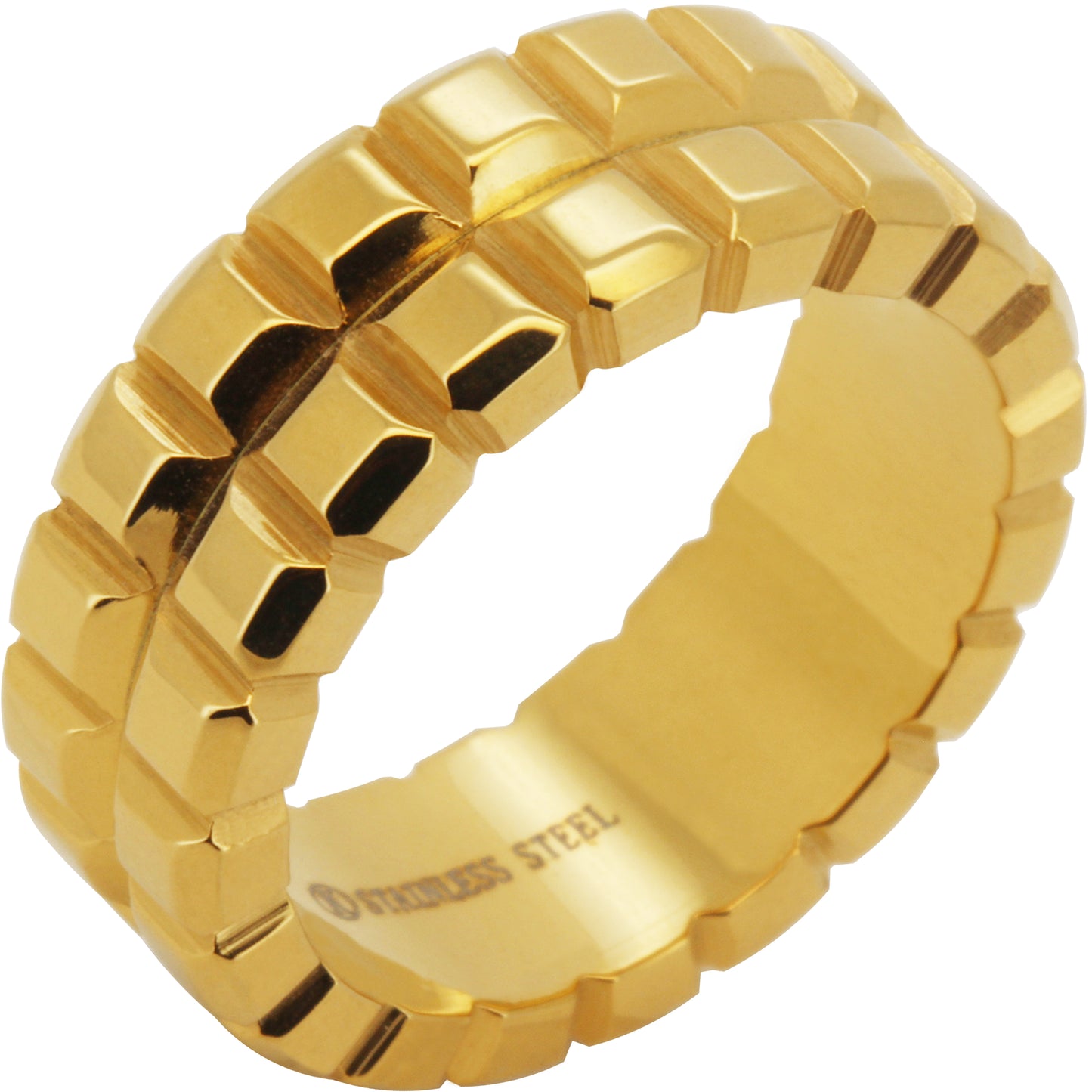8mm Watch Link Band Ring Size 8