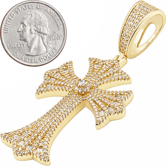 Flared Cross Pendant