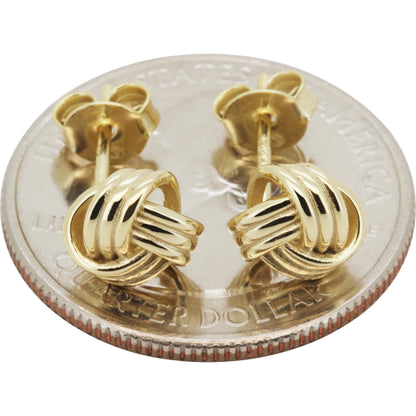 7mm Love Knot Studs