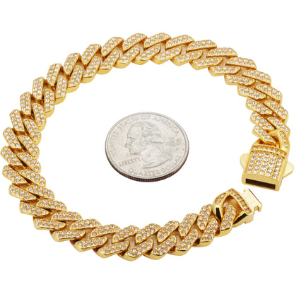 10mm Cuban Link Bracelet 8.2"