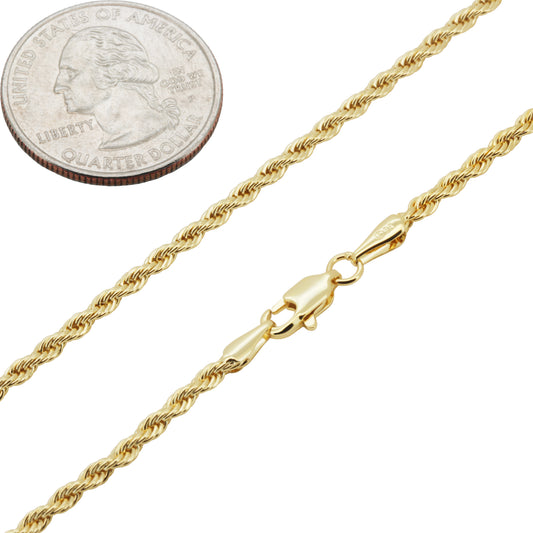 2mm Rope Chain 24"