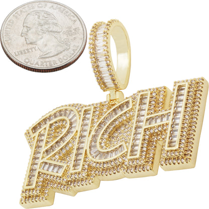 Baguette Rich Pendant