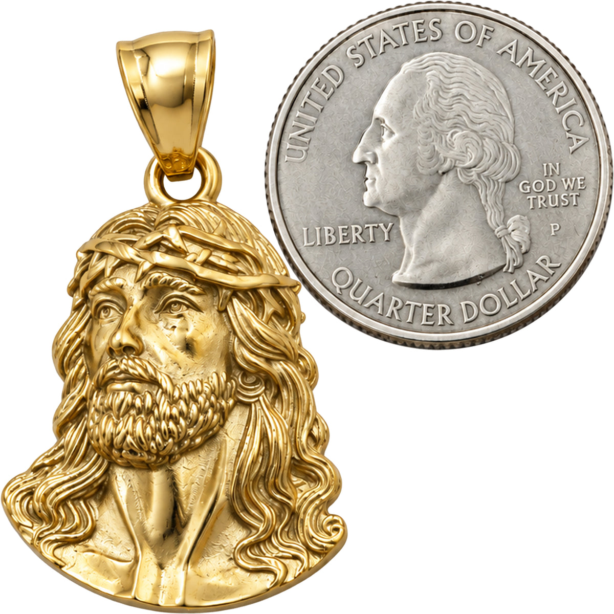 Crown Of Thorns Jesus Piece Pendant