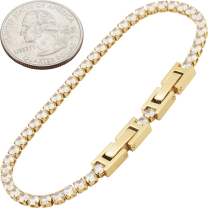 3mm Tennis Bracelet 6.5”-7.5"