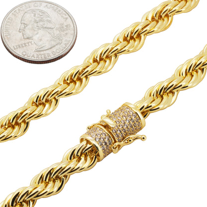 8mm Rope Chain 24"
