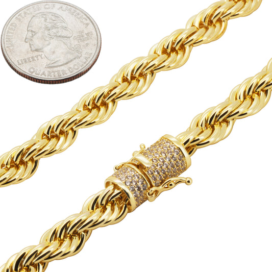 8mm Rope Chain 24"