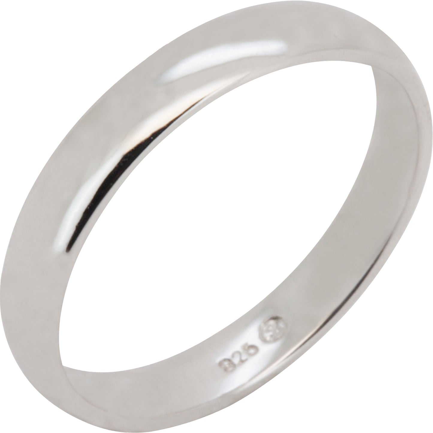 3.5mm Wedding Band Ring Size 10