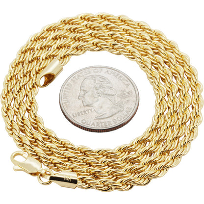 4mm Rope Chain 24"