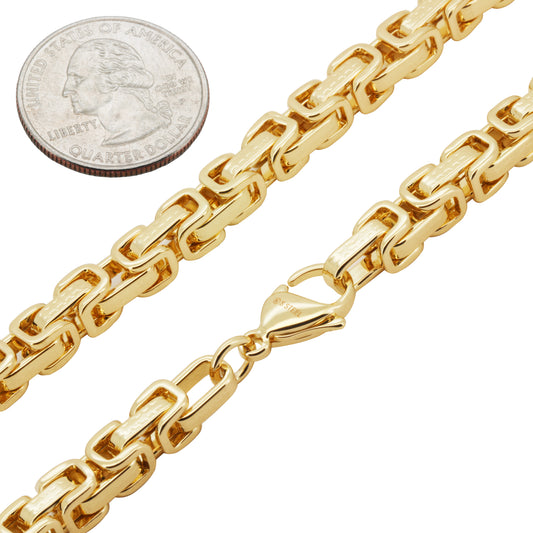 6mm Byzantine Chain 24"