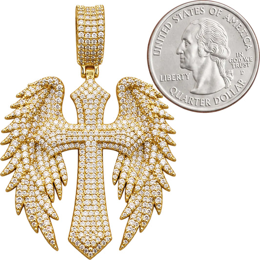 Winged Cross Pendant