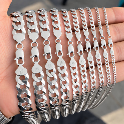 8.5mm Diamond Cut Curb Cuban Link Chain 22"