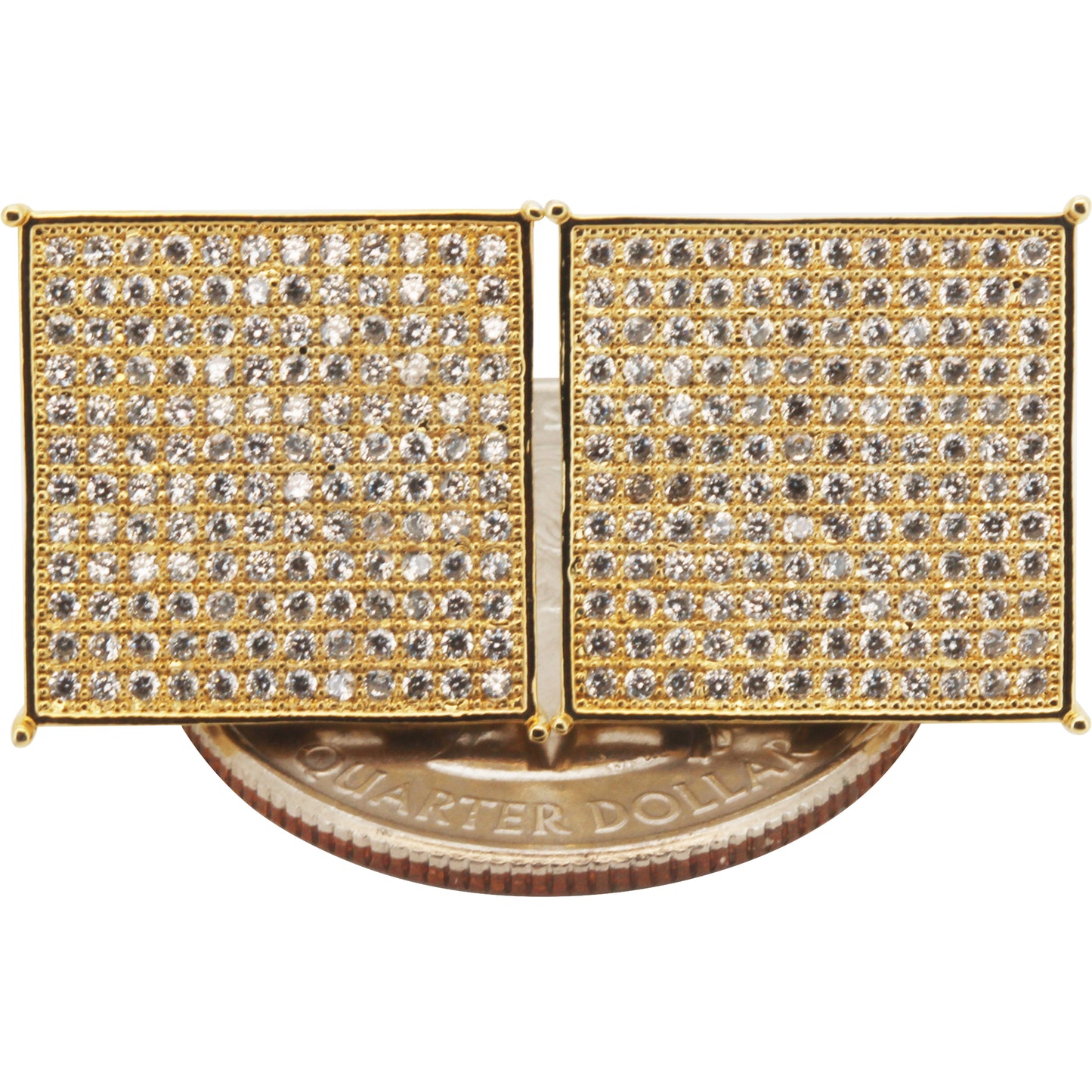 16mm Pavé Square Studs