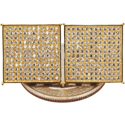 16mm Pavé Square Studs