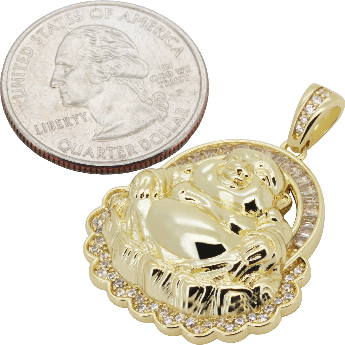 Laughing Buddha Pendant