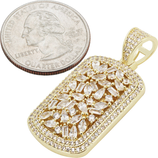 Cluster Dog Tag Pendant
