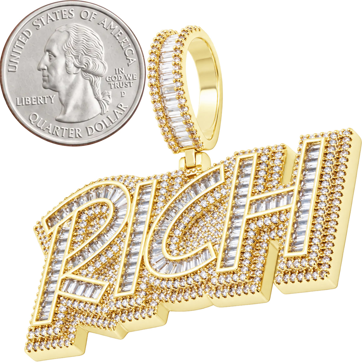Baguette Rich Pendant