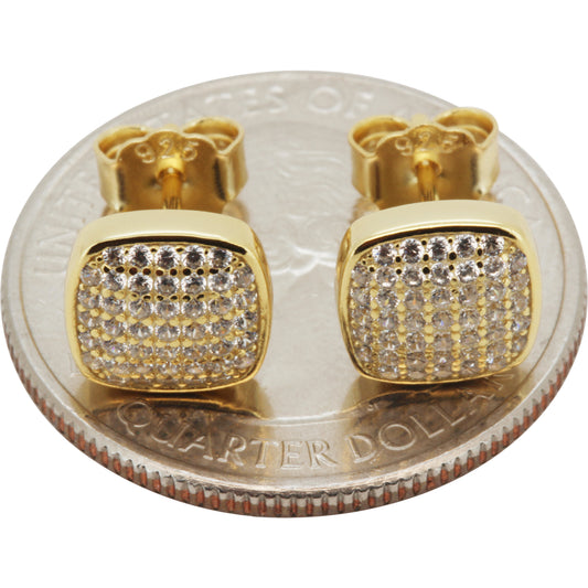 10mm Puffy Square Studs