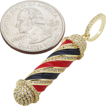 Barber Pole Pendant