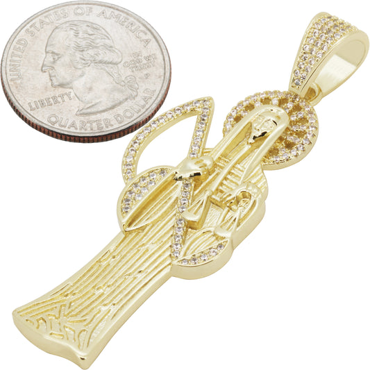 Santa Muerte Grim Reaper Pendant