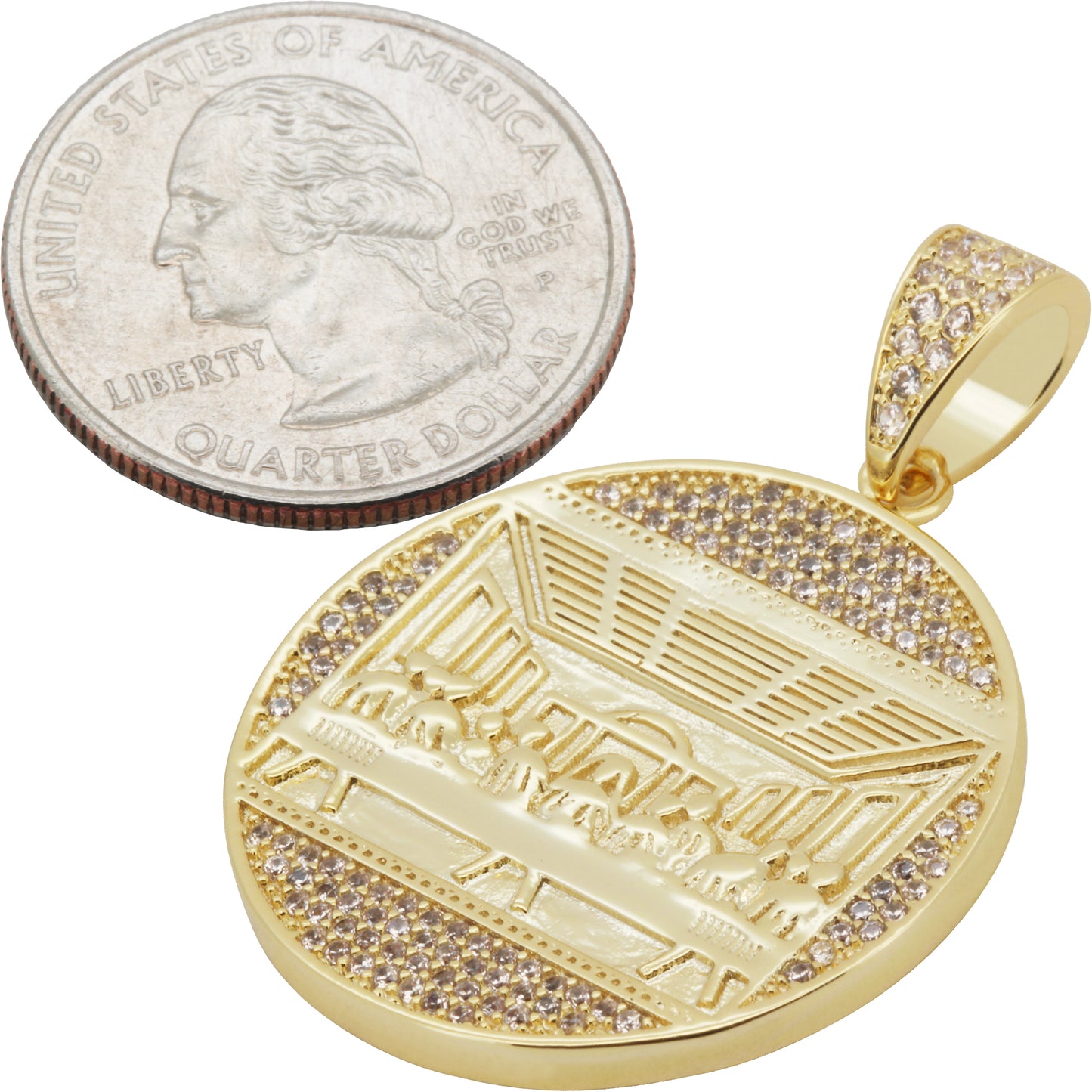 Last Supper Circle Pendant