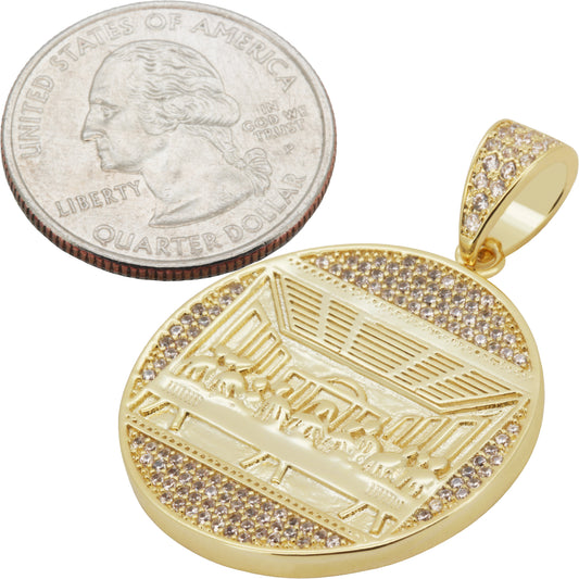 Last Supper Circle Pendant