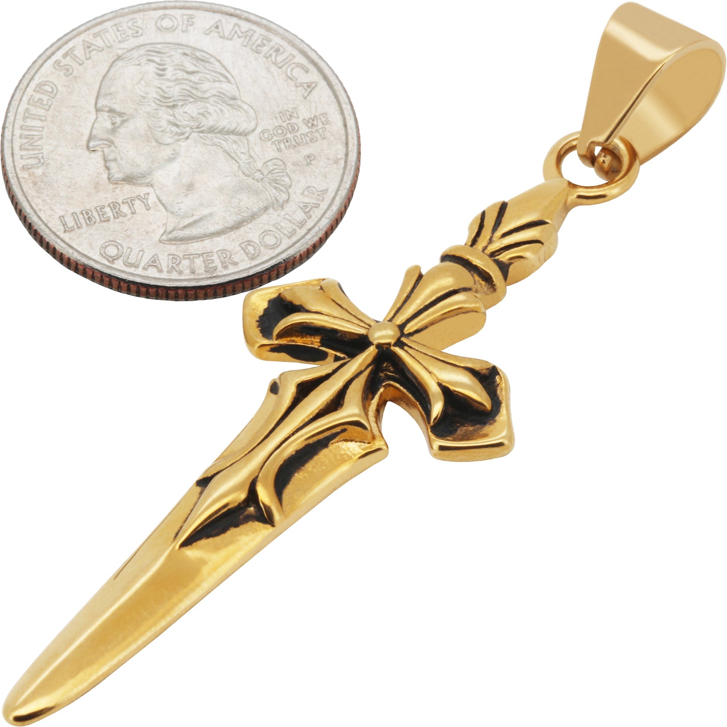 Cross Hilt Sword Pendant