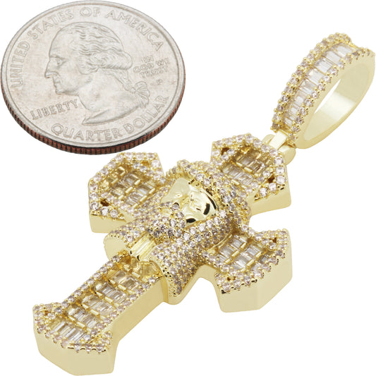 Jesus Piece Cross Pendant