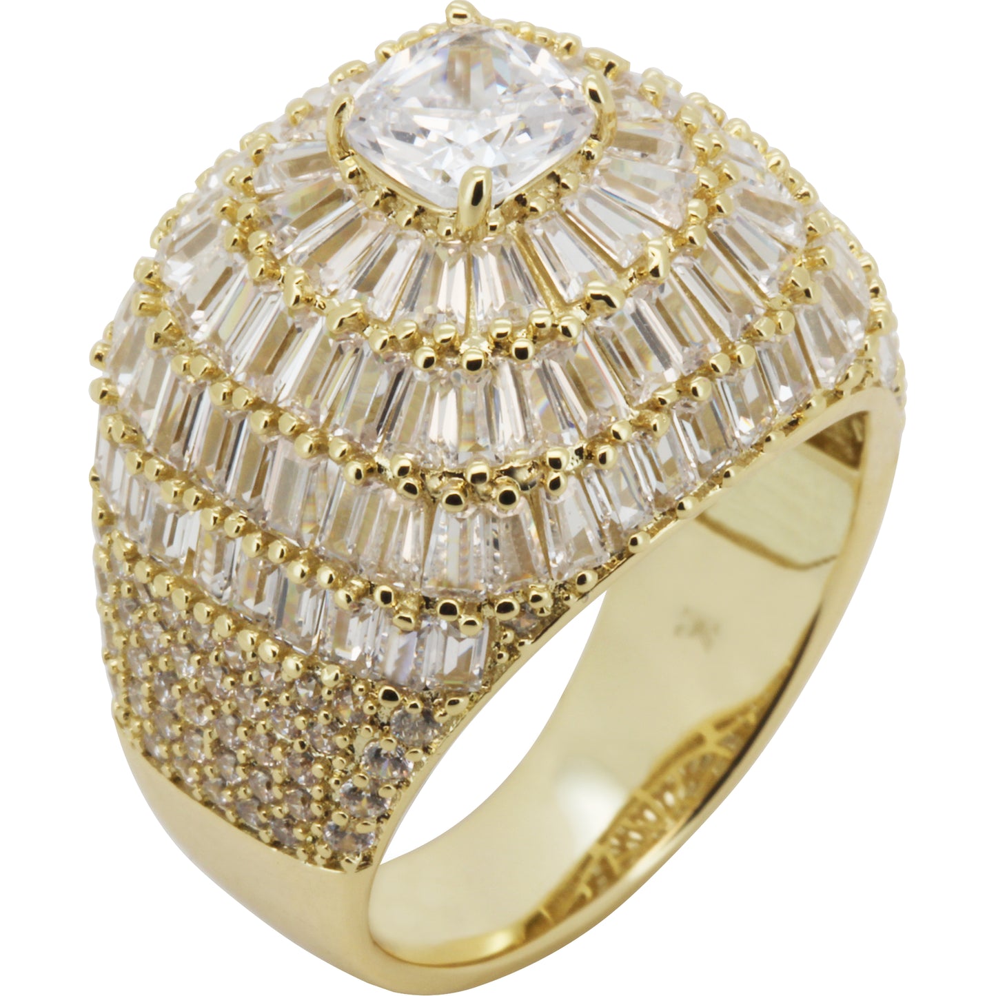 Baguette Cluster Ring Size 9