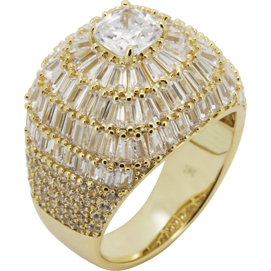 Baguette Cluster Ring Size 9