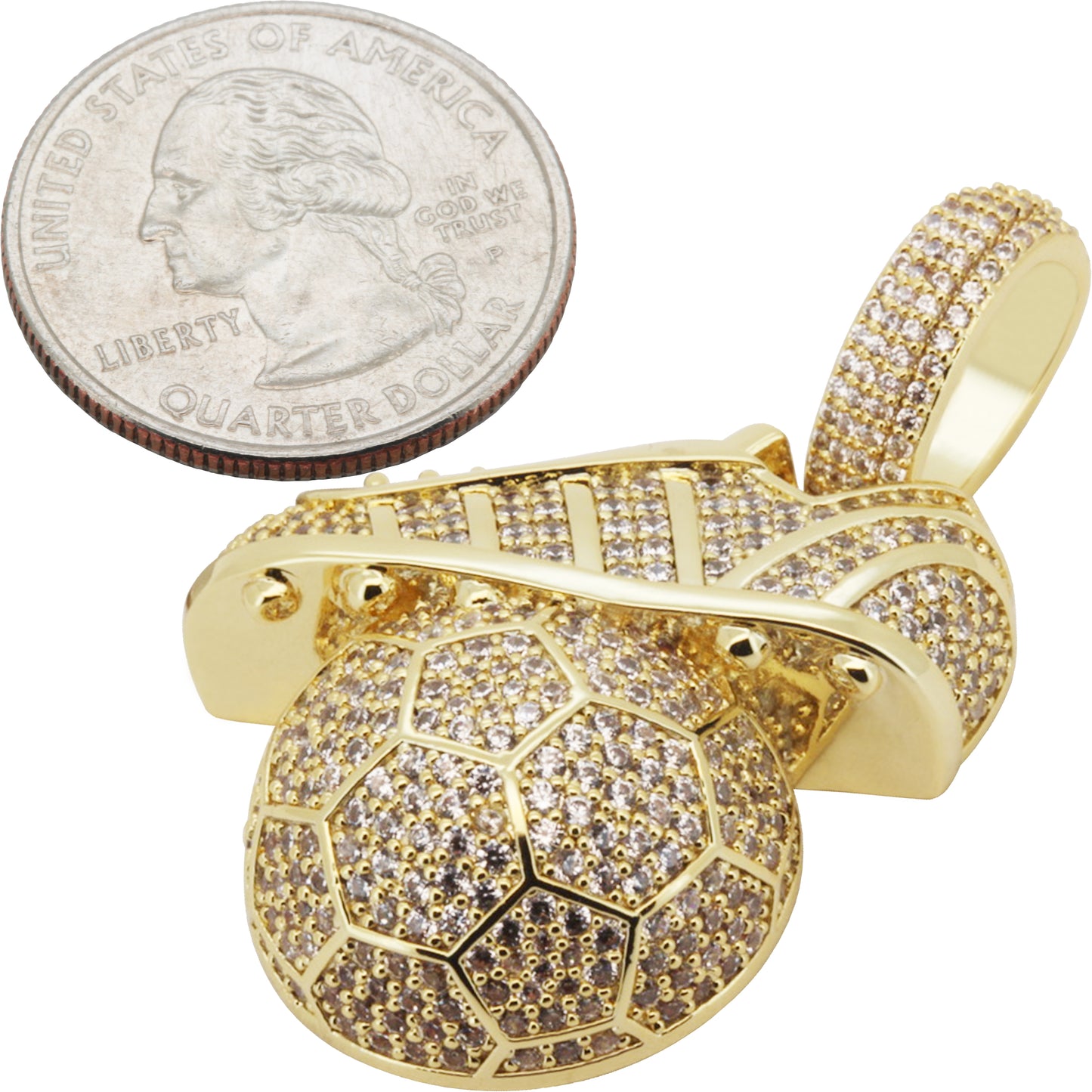 Soccer Ball Cleat Pendant