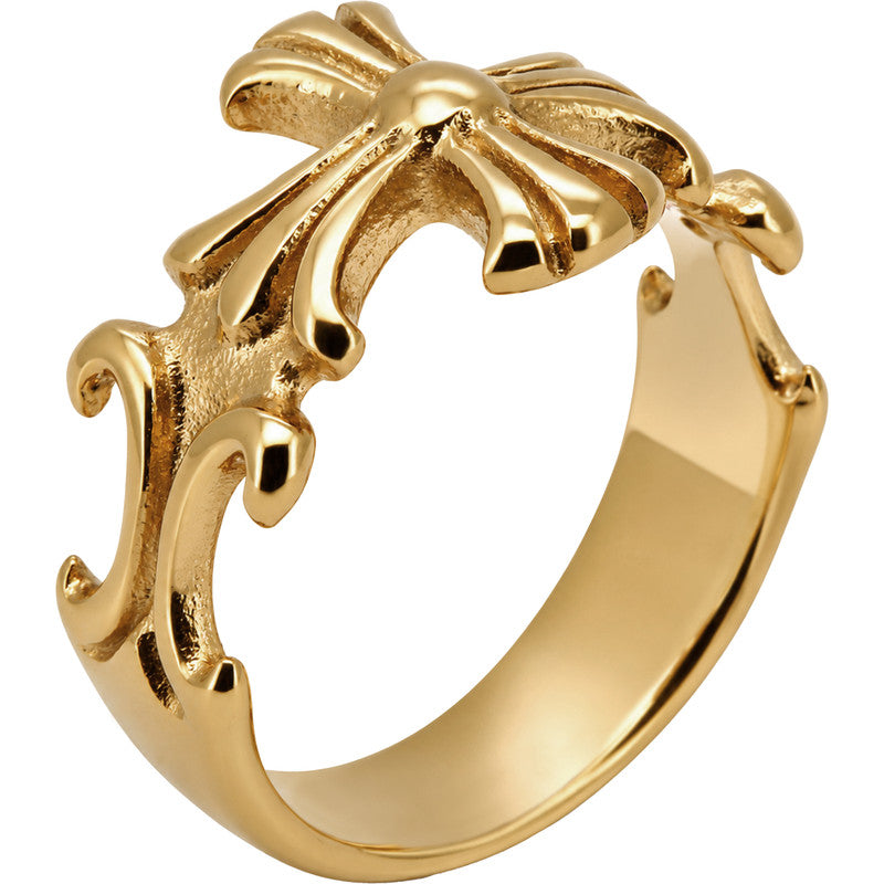 Flared Cross Ring Size 12