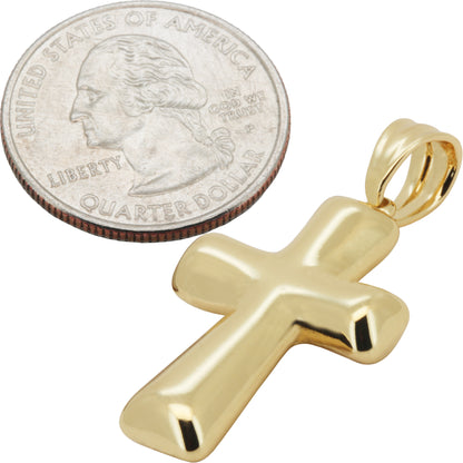 Puffy Cross Pendant