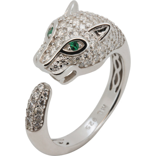 Moissanite Panther Ring Size 6