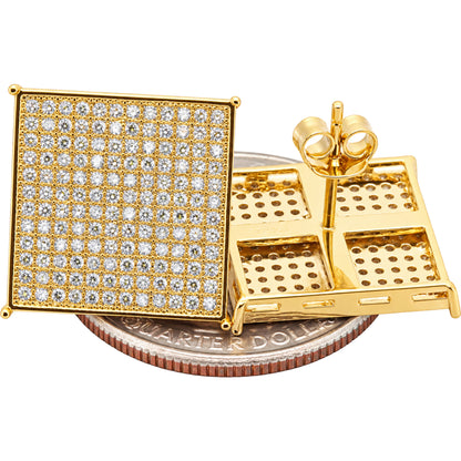16mm Pavé Square Studs