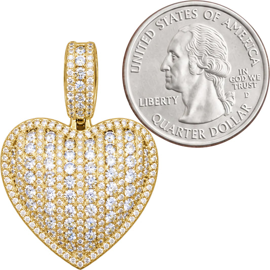 Cluster Heart Pendant
