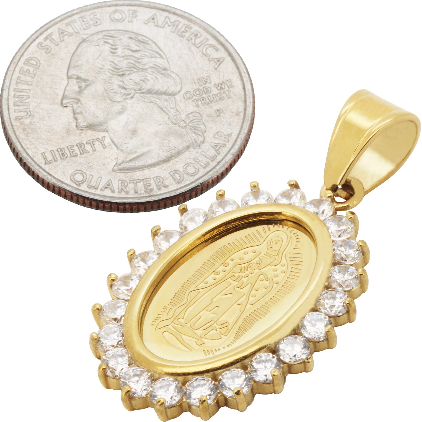 Virgin Mary Halo Pendant