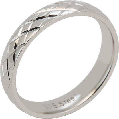 4mm Basketweave Band Ring Size 7