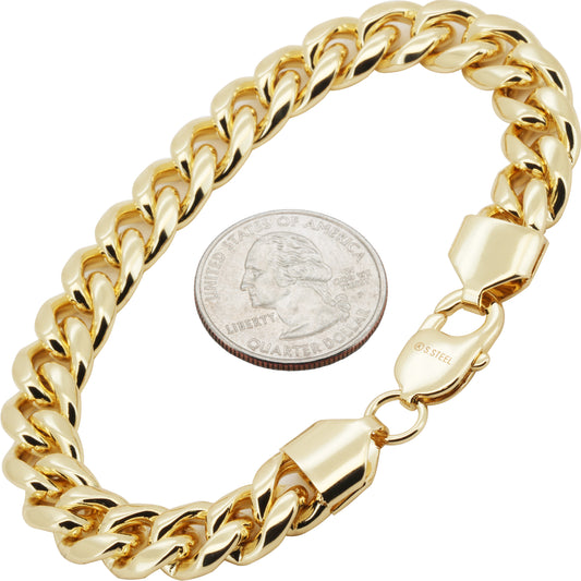 10mm Cuban Link Bracelet 8.5"