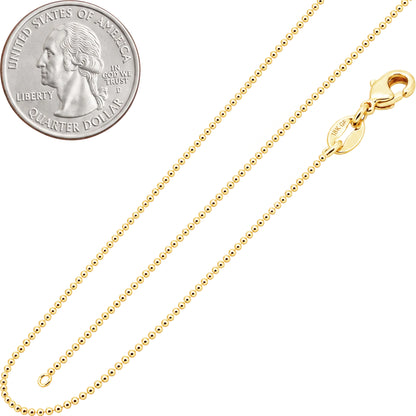 1.5mm Ball Chain 18"
