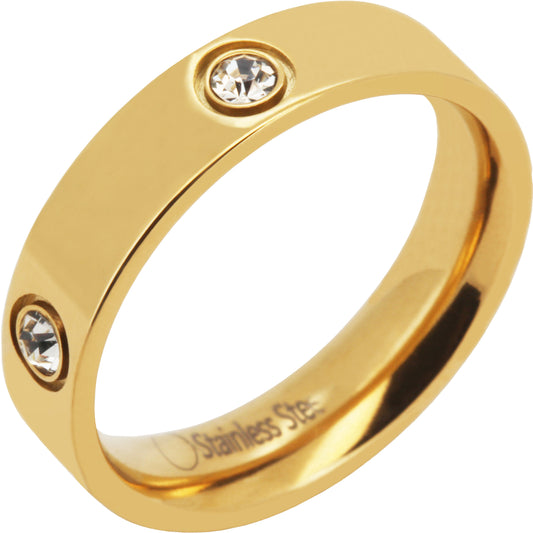 5mm Flush Set Band Ring Size 6