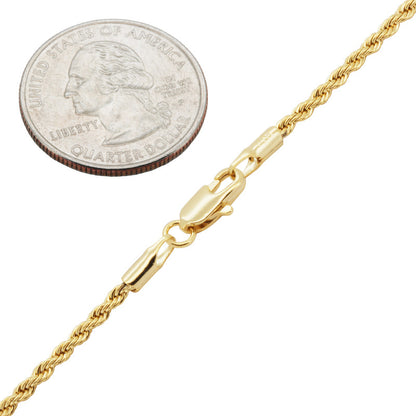 2mm Rope Chain 24"